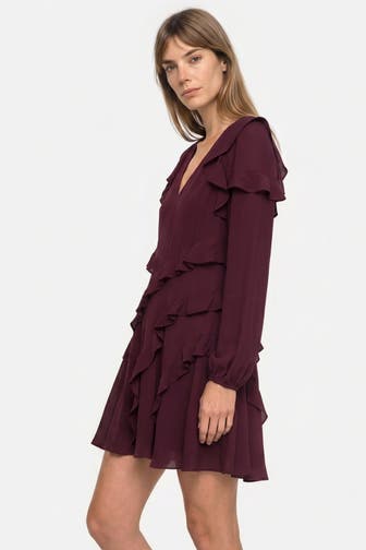 TED BAKER Casual-Kleid 'Neira' aubergine