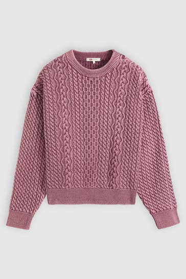LEVI'S® Strickpullover 'Leilah' dunkelrosa