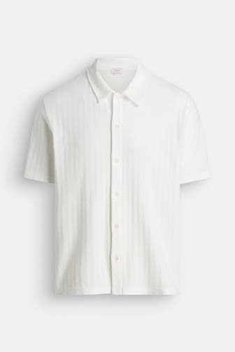 WOOL & CO Polo-Shirt weiß
