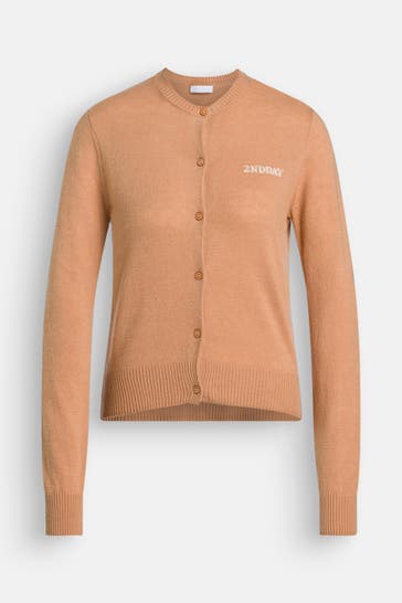 2NDDAY Strickjacke 'Vinny' camel