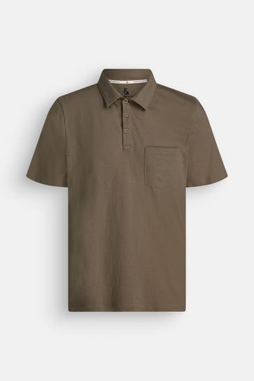 COLOURS & SONS Polo-Shirt khaki