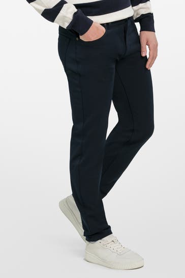 HECHTER Paris Stoffhose "Belfort" nachtblau