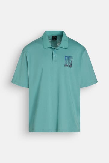 ARMANI EXCHANGE Polo-Shirt türkis