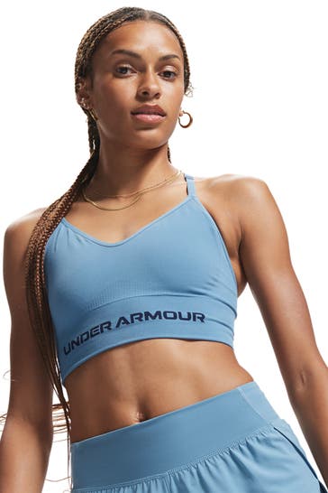 UNDER ARMOUR Sport-Bustier 'Vanish' taubenblau