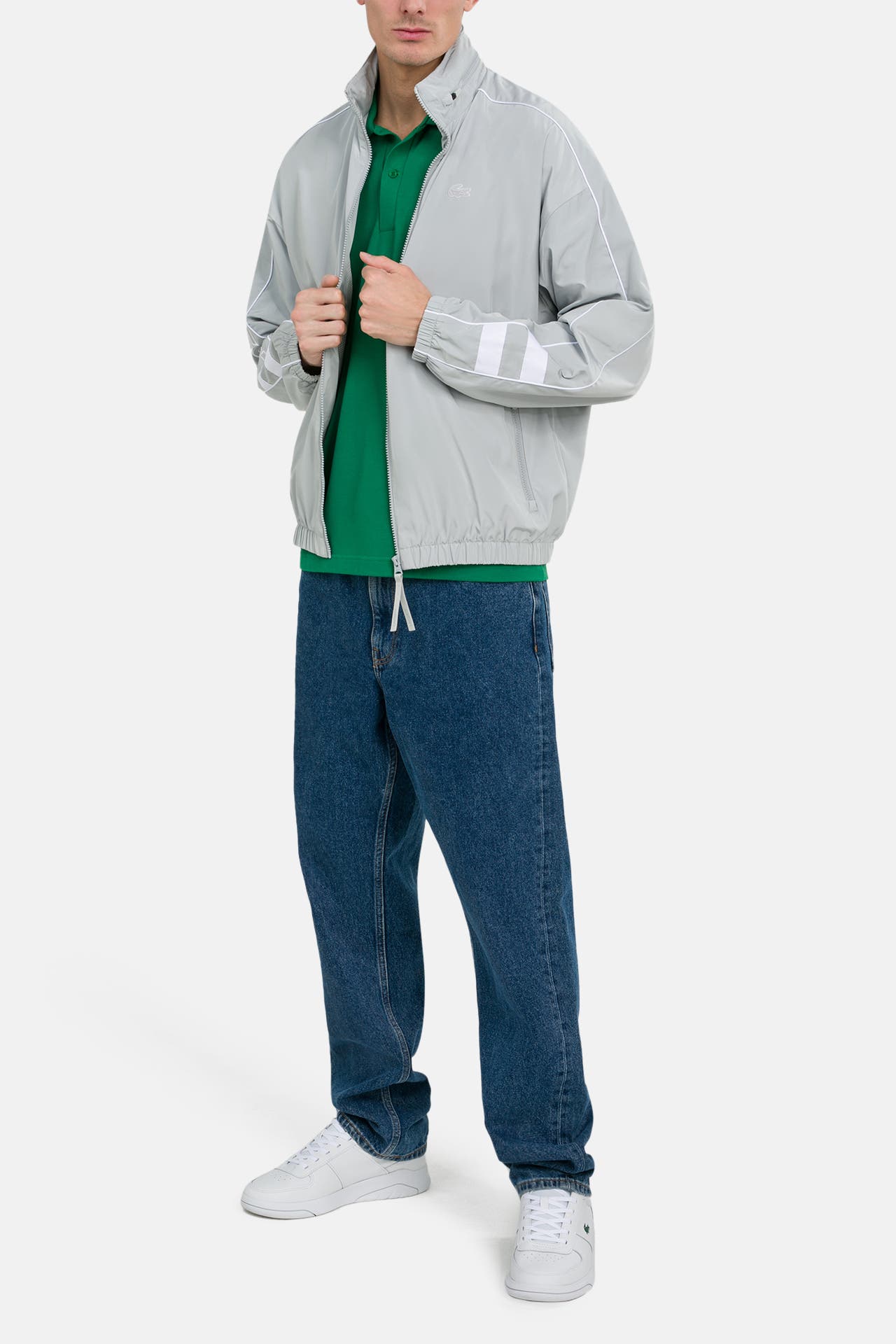 LACOSTE Funktionsjacke hellgrau, Bild 1