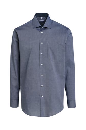 SEIDENSTICKER Business-Hemd graublau