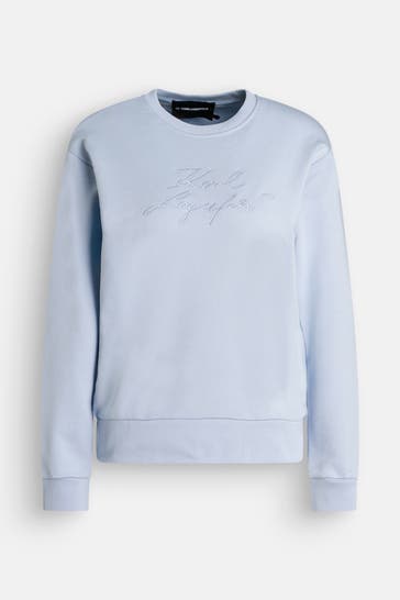 KARL LAGERFELD Sweatshirt eisblau