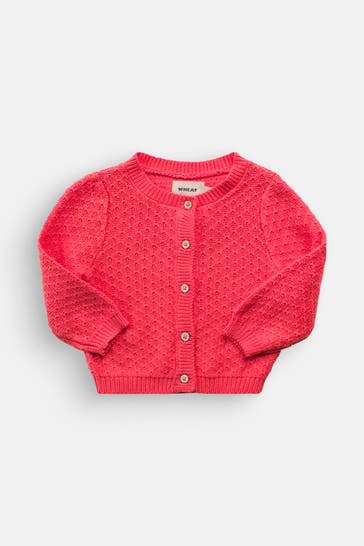 WHEAT Strickjacke 'Magnella' orangerot