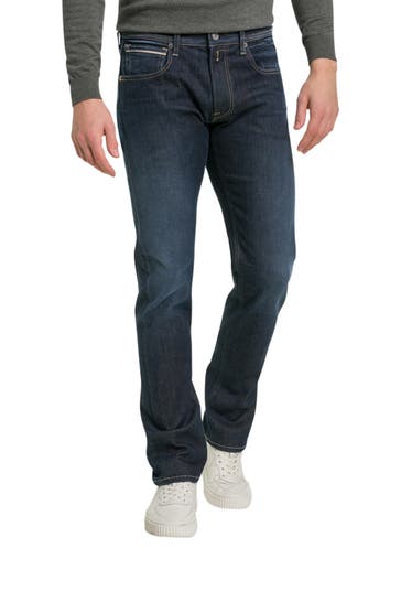 REPLAY Jeans straight dunkelblau