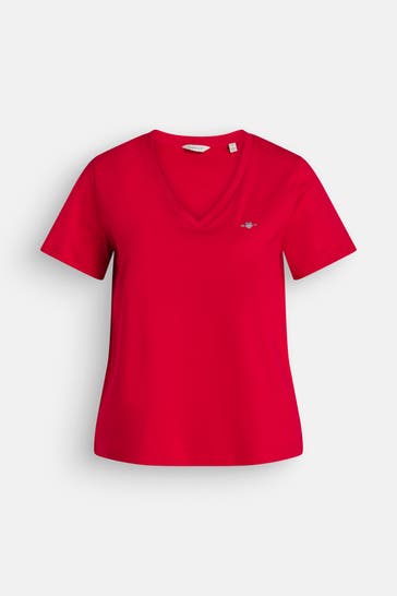 GANT T-Shirt rot