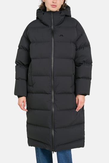 J.LINDEBERG SPORTSWEAR Daunensteppmantel 'Carriage' schwarz