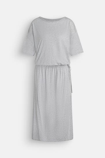 JUVIA Jerseykleid hellgrau