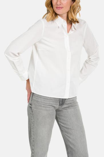 MARC O'POLO DENIM Casual-Bluse weiß