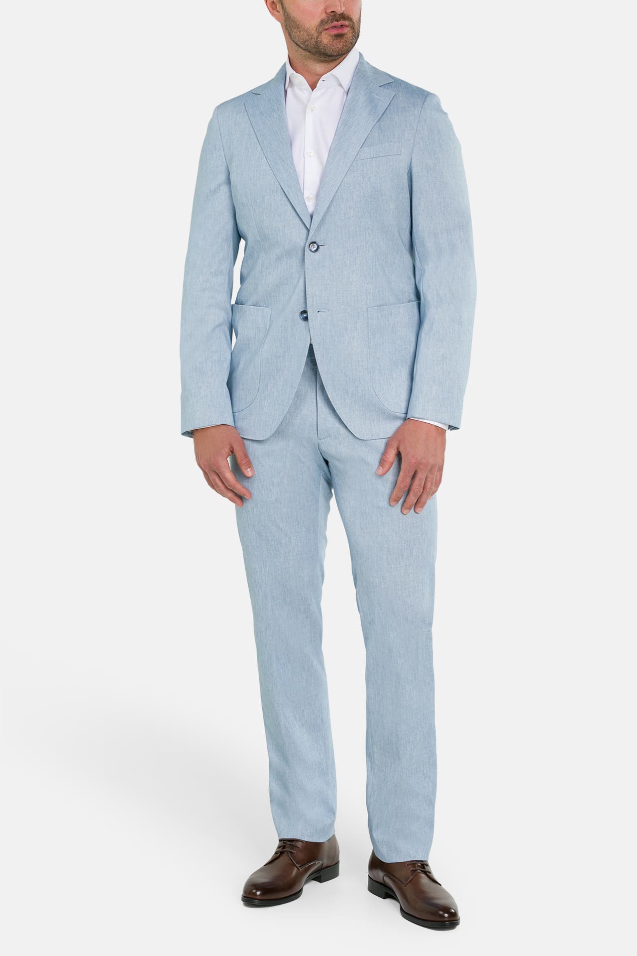 HECHTER Paris Anzug hellblau Modern Fit, Bild 1