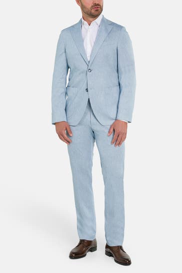 HECHTER Paris Anzug hellblau Modern Fit