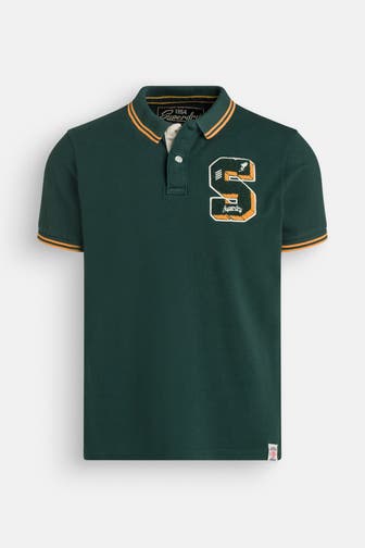 SUPERDRY Polo-Shirt dunkelgrün