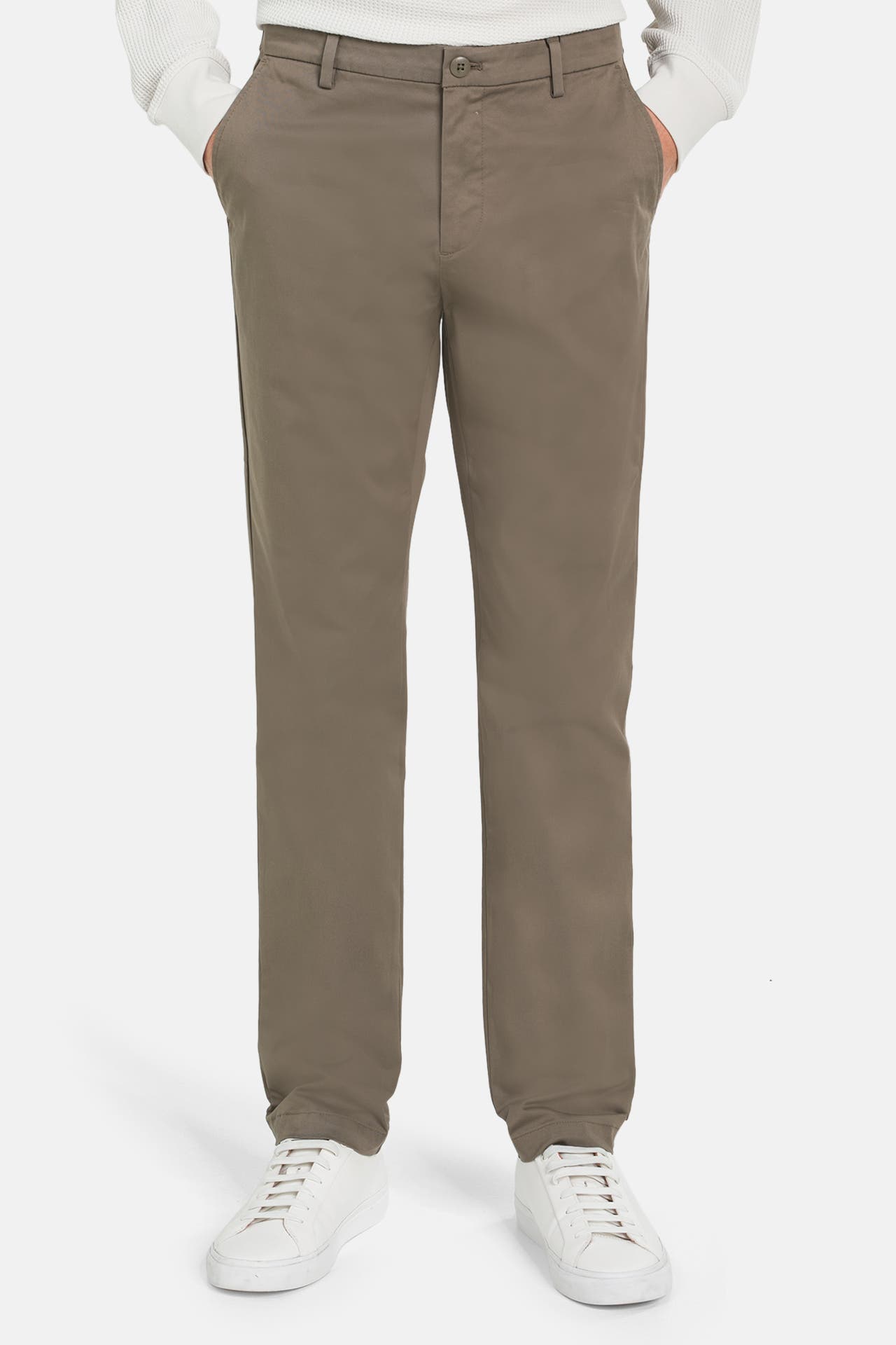 CALVIN KLEIN Stoffhose khaki, Bild 1
