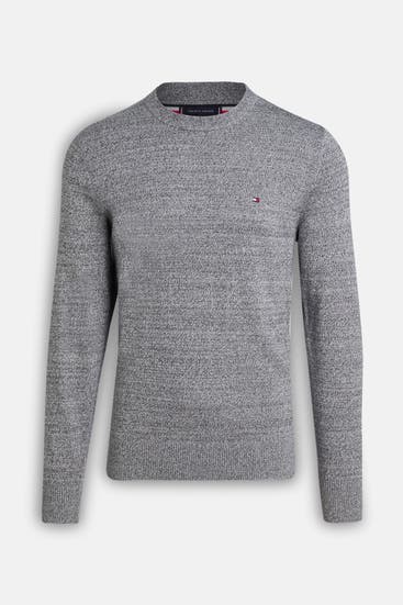 TOMMY HILFIGER - Strickpullover grau