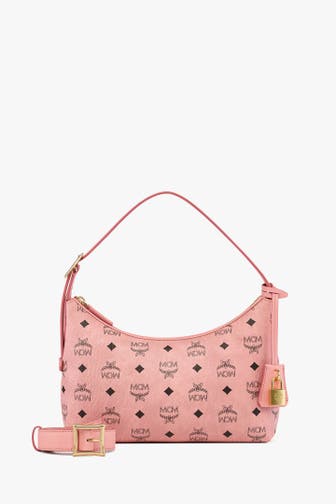 MCM Handtasche rosa gemustert