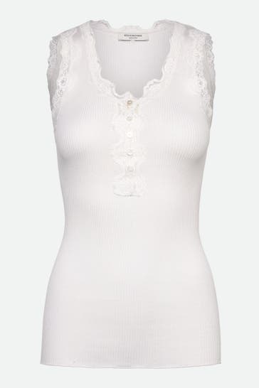 ROSEMUNDE Seidenmix-Top weiß