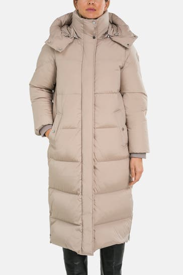 WOOLRICH Daunenmantel 'Aurora' greige