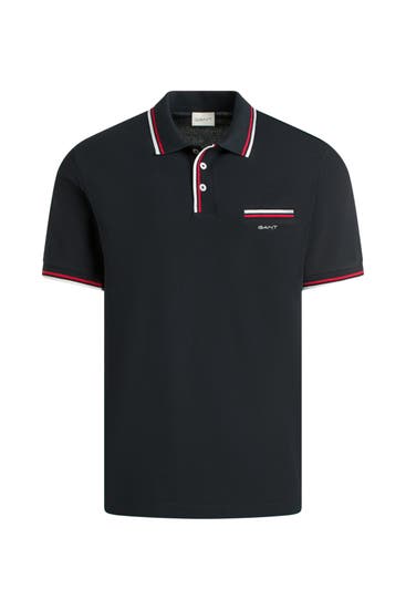 GANT - Polo-Shirt schwarz
