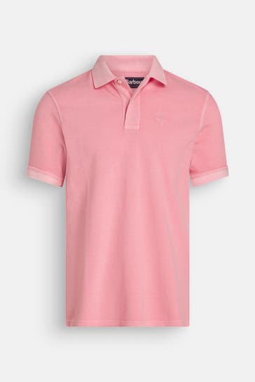BARBOUR Polo-Shirt rosa