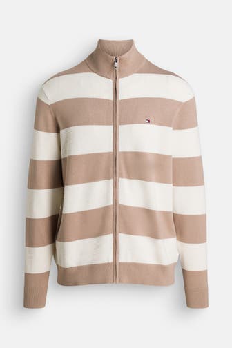 TOMMY HILFIGER Strickjacke gestreift