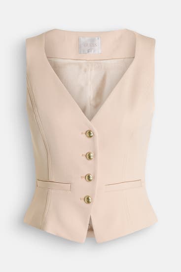 GUESS - Anzugsweste 'Fatima' hellbraun