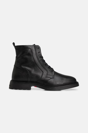 TOMMY HILFIGER Schnürstiefel 'Soho' schwarz