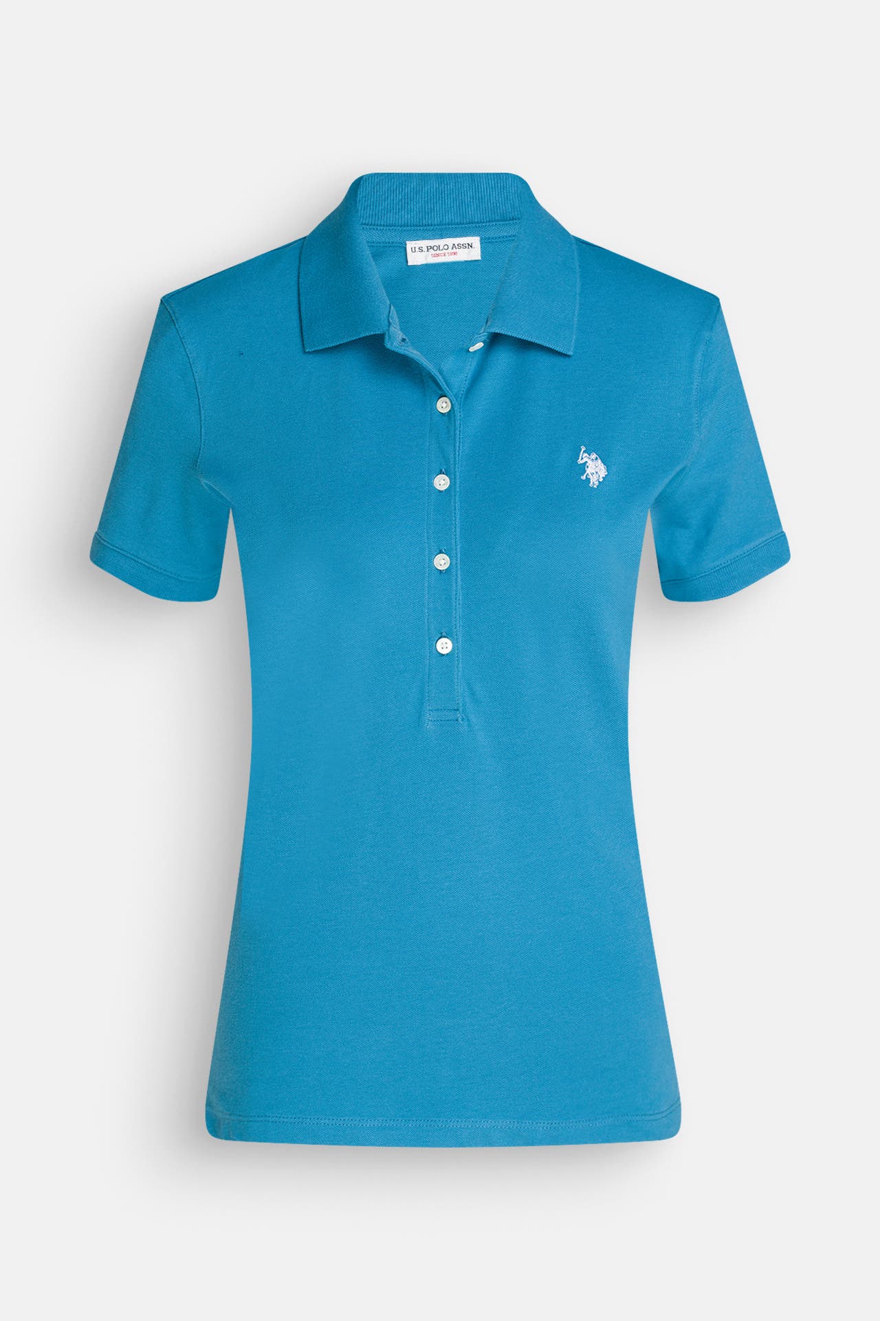 U.S. POLO ASSN. Polo-Shirt 'Mya' blau, Bild 1