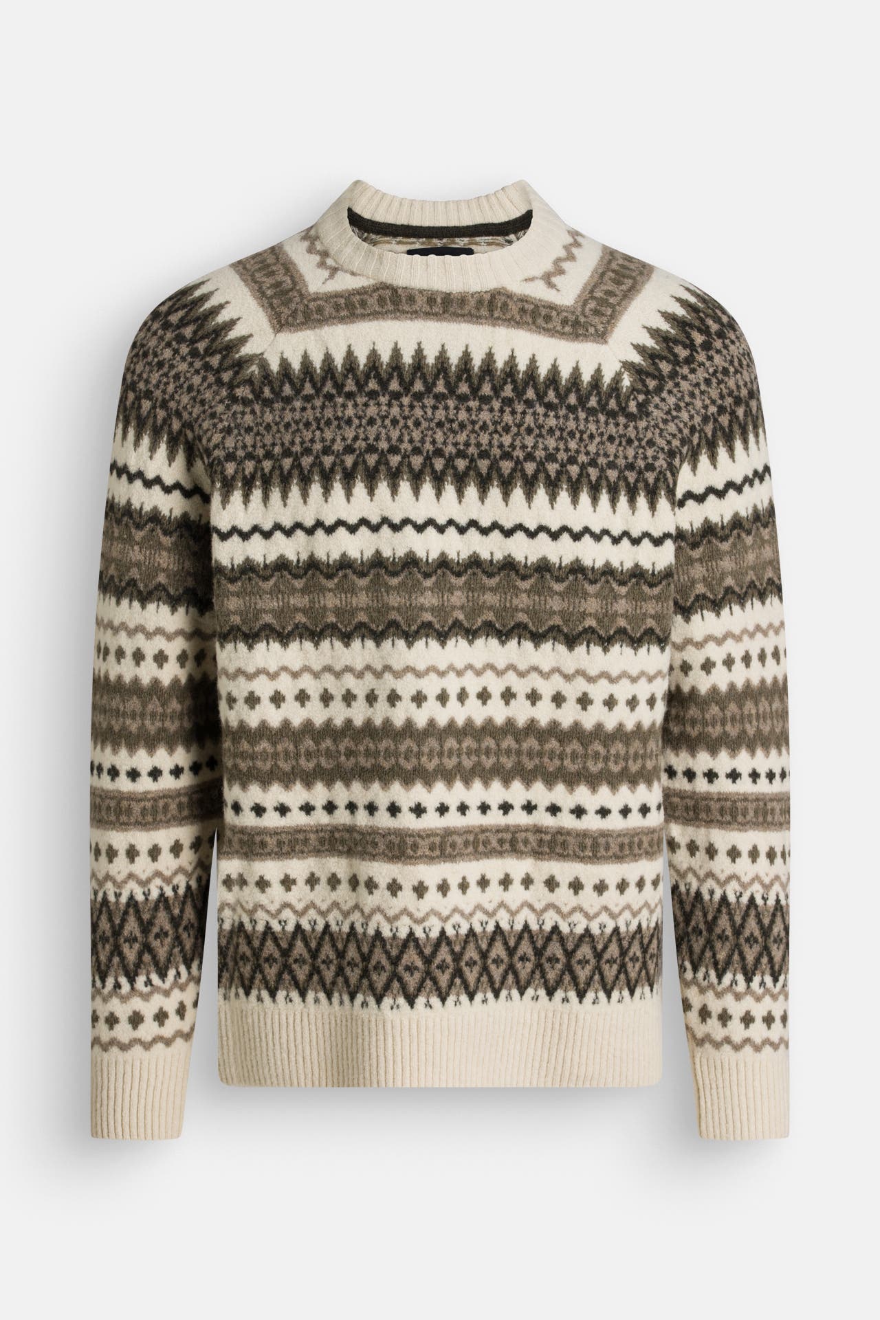 BARBOUR Wollmix-Pullover gemustert, Bild 1