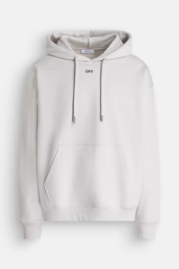 OFF-WHITE Hoodie hellgrau