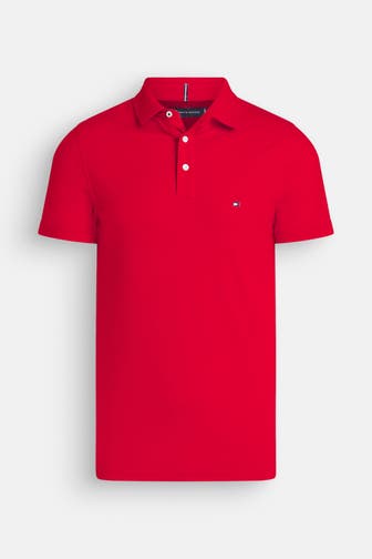TOMMY HILFIGER Polo-Shirt dunkelrot