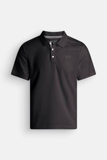 TED BAKER Polo-Shirt schwarz
