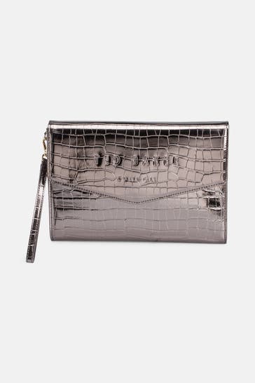 TED BAKER Clutch silber