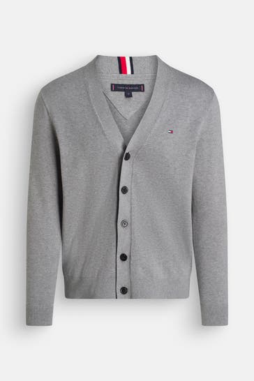 TOMMY HILFIGER Cardigan grau