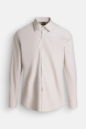 BOSS Casual-Hemd 'Hank' beige