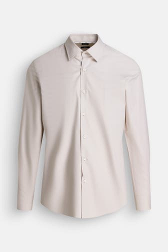 BOSS Casual-Hemd 'Hank' beige