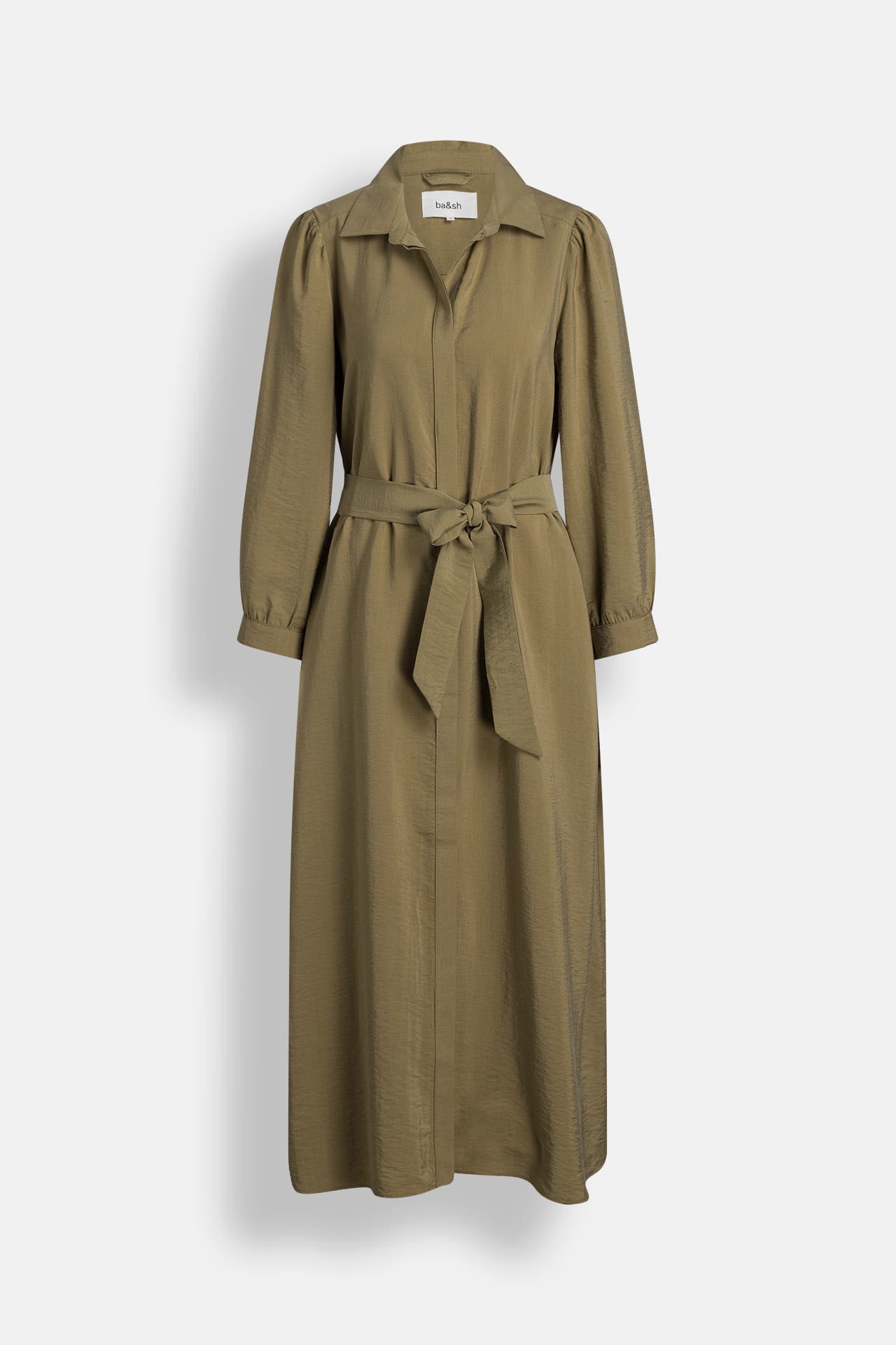 BA&SH Blusenkleid 'Lara' khaki, Bild 1