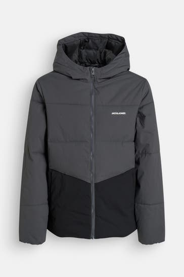 JACK & JONES Steppjacke 'Brady' anthrazit