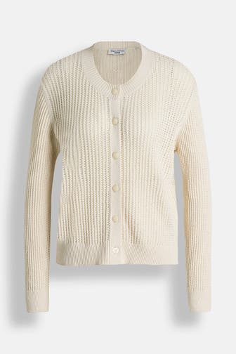 MARC O'POLO DENIM Strickjacke ecru