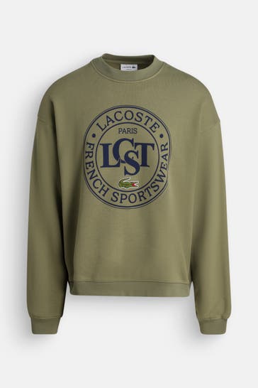 LACOSTE Sweatshirt dunkelgrün