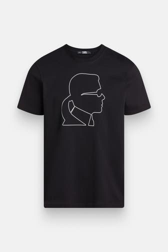 KARL LAGERFELD T-Shirt 'Cameo' schwarz