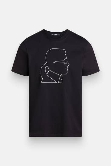 KARL LAGERFELD - T-Shirt 'Cameo' schwarz