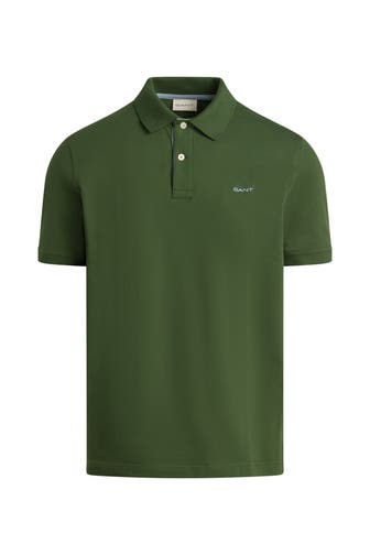GANT Polo-Shirt dunkelgrün