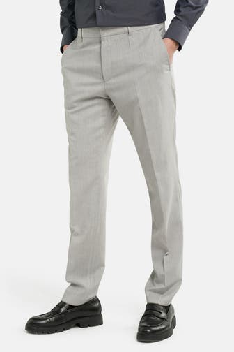 BOSS Wollstoffhose 'Genius' grau