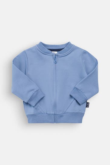 SANETTA Sweatjacke taubenblau