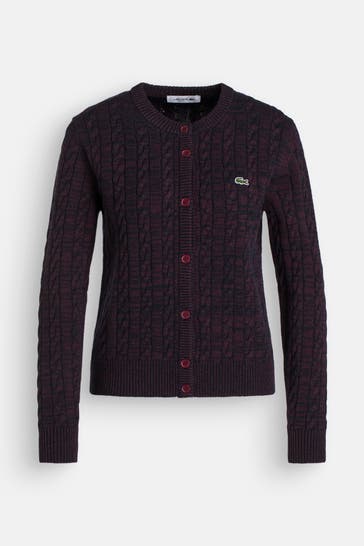 LACOSTE Strickjacke dunkelblau