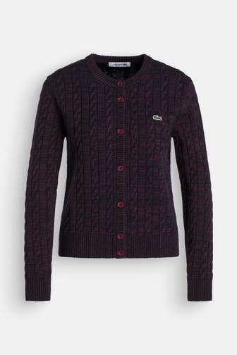 LACOSTE Strickjacke dunkelblau